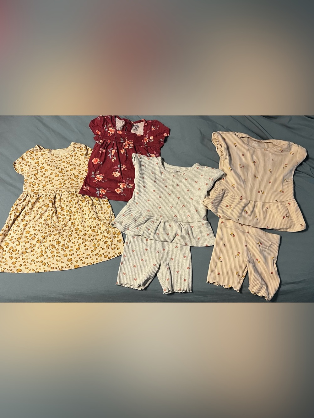 KIDS Carter bulk. Dress, shirt & short sets